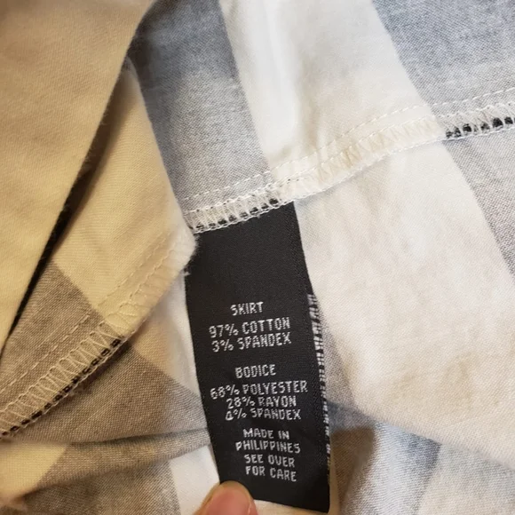 Iz Byer Juniors/ Teenager Black/ White Striped Dress Size Xs - Picture 8 of 11